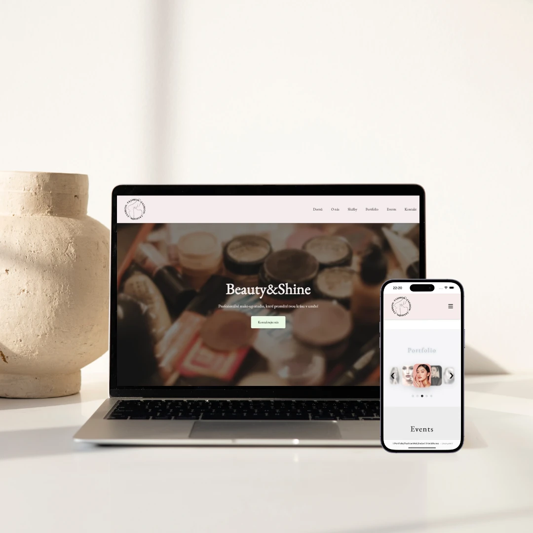 Make-up studio web design